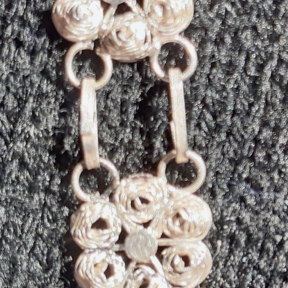 Silver filigree bracelet-vintage - Picture 7 of 7